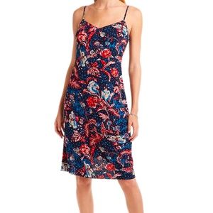 EXPRESS NWT Paisley V Neck Slip Dress